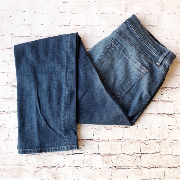 LOFT | modern straight leg blue jeans denim 30/10 - Picture 5 of 7